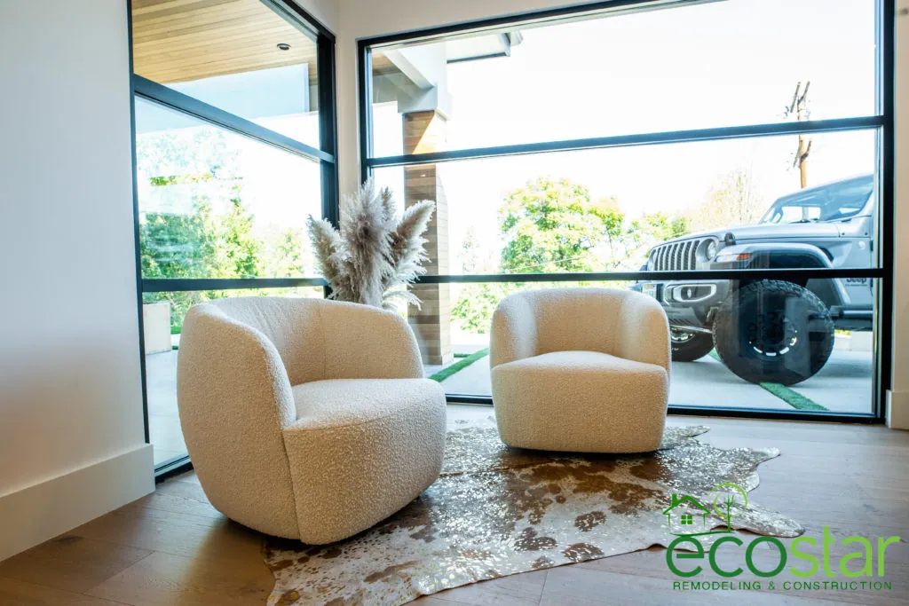 Window installation by EcoStar Remodeling & Construction